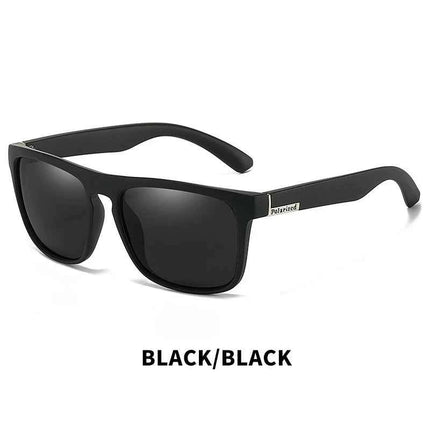 Vintage Square Polarized Sunglasses - Stylish Driving Eyewear with UV400 Protection