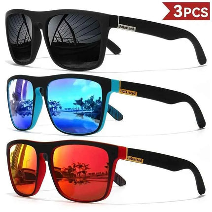 Vintage Square Polarized Sunglasses - Stylish Driving Eyewear with UV400 Protection