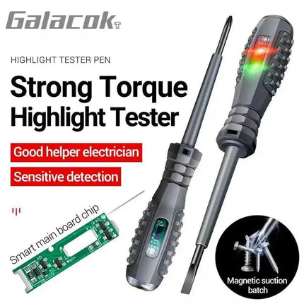 Galacok Strong Torque Highlight Tester features a sleek design with a bright LED indicator for sensitive detection.