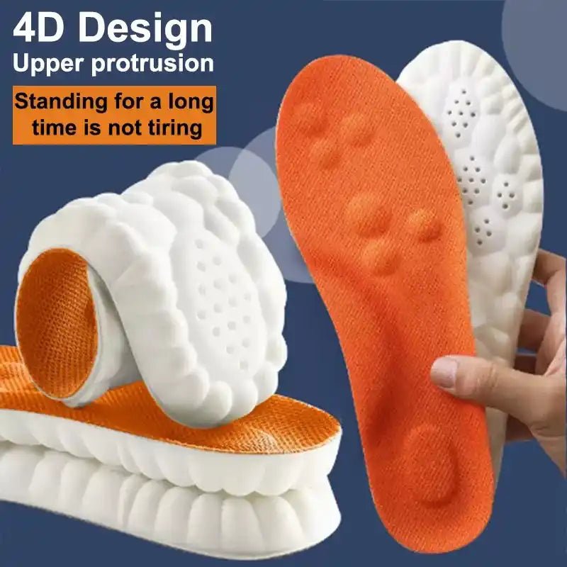 Latex Sport Insoles with Arch Support and Shock Absorption - ÅlandWell