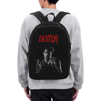 Dexter Morgan Movie-Inspired Laptop Backpack for College Students - Men & Women