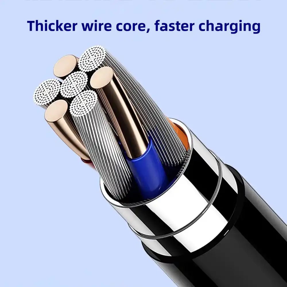 100W USB-C to USB-C Fast Charge Cable for Samsung Galaxy S22-S25, Note Ultra, A53-A54 - 3/1 Pcs - ÅlandWell