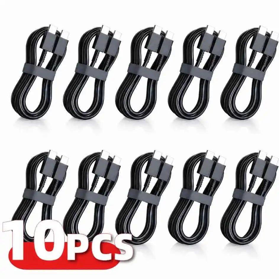 100W USB-C to USB-C Fast Charge Cable for Samsung Galaxy S22-S25, Note Ultra, A53-A54 - 3/1 Pcs - ÅlandWell
