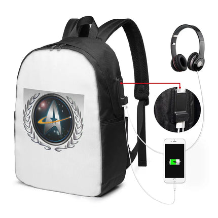 Star Trek-Inspired Sci-Fi Series Laptop Backpack for College Students - ÅlandWell